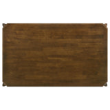  Coaster Furniture Almonte 108921 59-inch Rectangular Wood Dining Table - Dark Brown IMAGE 5