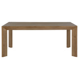 Coaster Furniture Bruner 109101 72-inch Rectangular Wood Dining Table - Natural Brown IMAGE 3