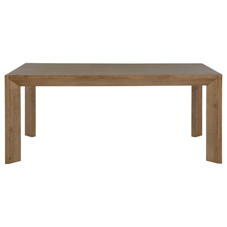  Coaster Furniture Bruner 109101 72-inch Rectangular Wood Dining Table - Natural Brown IMAGE 3