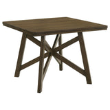  Coaster Furniture Canfield 109178 47-inch Square Counter Height Dining Table - Brown IMAGE 1