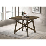  Coaster Furniture Canfield 109178 47-inch Square Counter Height Dining Table - Brown IMAGE 2