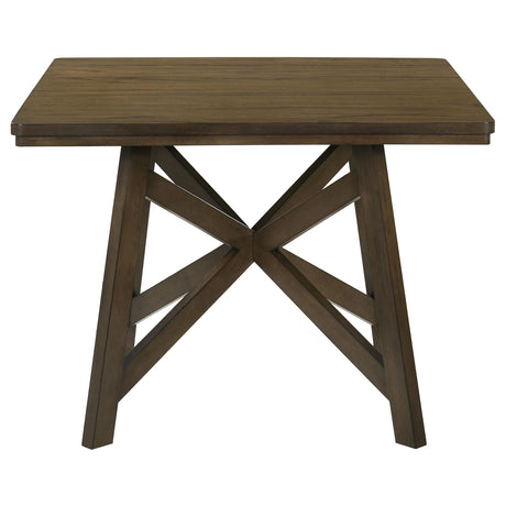  Coaster Furniture Canfield 109178 47-inch Square Counter Height Dining Table - Brown IMAGE 3