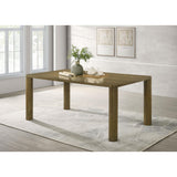  Coaster Furniture Castlewood 109351 71-inch Rectangular Wood Dining Table - Brown Oak IMAGE 2