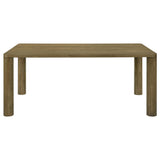  Coaster Furniture Castlewood 109351 71-inch Rectangular Wood Dining Table - Brown Oak IMAGE 3