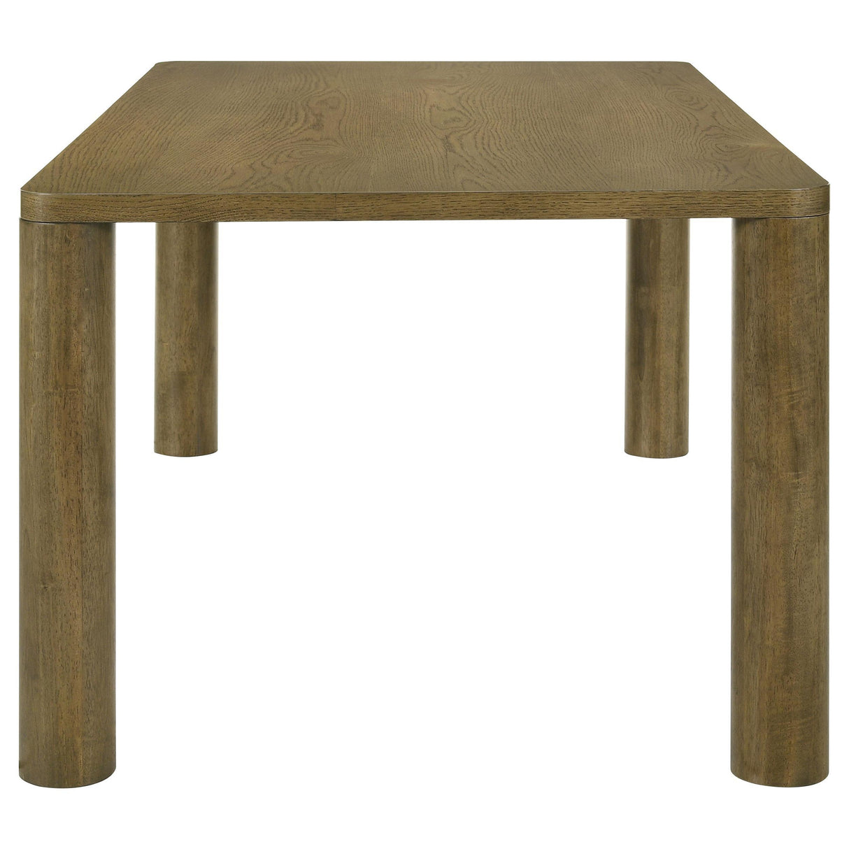  Coaster Furniture Castlewood 109351 71-inch Rectangular Wood Dining Table - Brown Oak IMAGE 4
