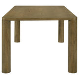  Coaster Furniture Castlewood 109351 71-inch Rectangular Wood Dining Table - Brown Oak IMAGE 4