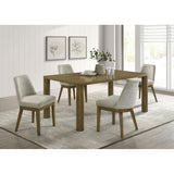  Coaster Furniture Castlewood 109351 71-inch Rectangular Wood Dining Table - Brown Oak IMAGE 6