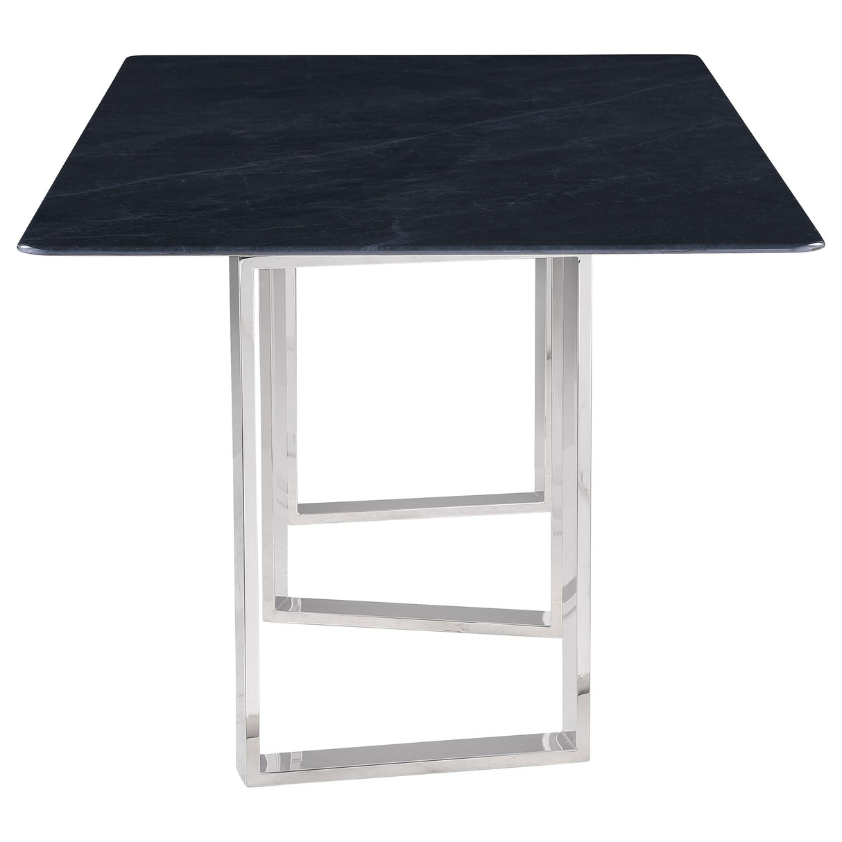  Coaster Furniture Desden 109361 79-inch Rectangular Sintered Stone Dining Table - Grey IMAGE 5