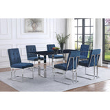  Coaster Furniture Desden 109361 79-inch Rectangular Sintered Stone Dining Table - Grey IMAGE 8