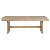  Coaster Furniture Kailani 109381 110-inch Rectangular Wood Dining Table - Beige Oak IMAGE 6