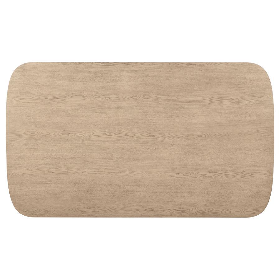  Coaster Furniture Kailani 109388 Cane Counter Height Storage Dining Table - Beige Oak IMAGE 11
