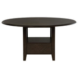  Coaster Furniture Twyla 115100 60-inch Round Dining Table with Drawer - Dark Cocoa IMAGE 4