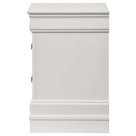  Coaster Furniture Louis Philippe 202442 2-Drawer Nightstand Bedside Table - White IMAGE 5