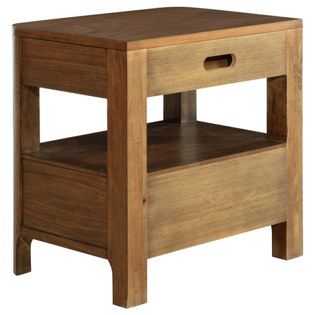  Coaster Furniture Maderia 223322 2-Drawer Nightstand Bedside Table - Walnut IMAGE 6