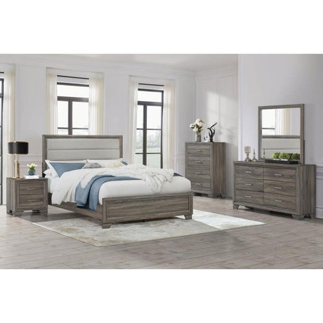  Coaster Furniture Wright 223342 2-Drawer Nightstand Bedside Table - Brown Oak IMAGE 13
