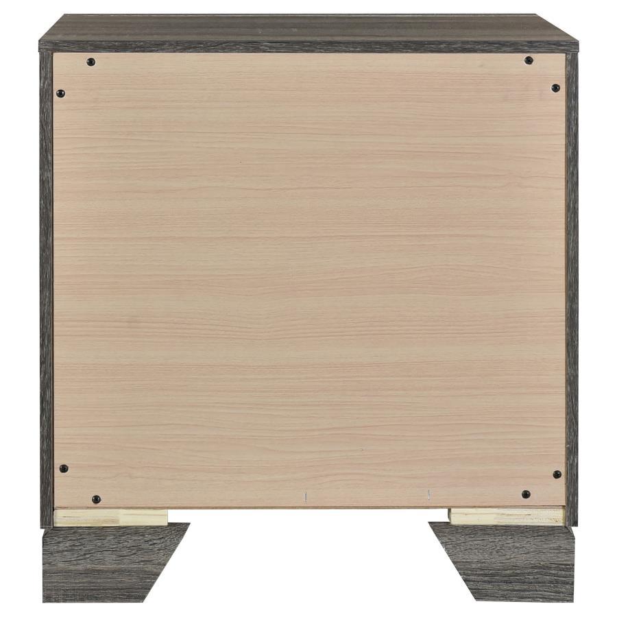  Coaster Furniture Wright 223342 2-Drawer Nightstand Bedside Table - Brown Oak IMAGE 7