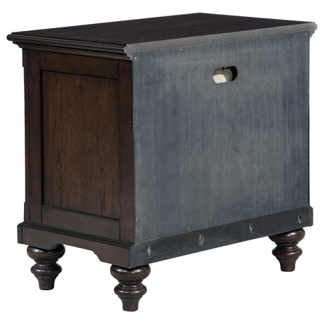  Coaster Furniture Andover 223632 1-Drawer Nightstand Bedside Table - Dark Oak IMAGE 6