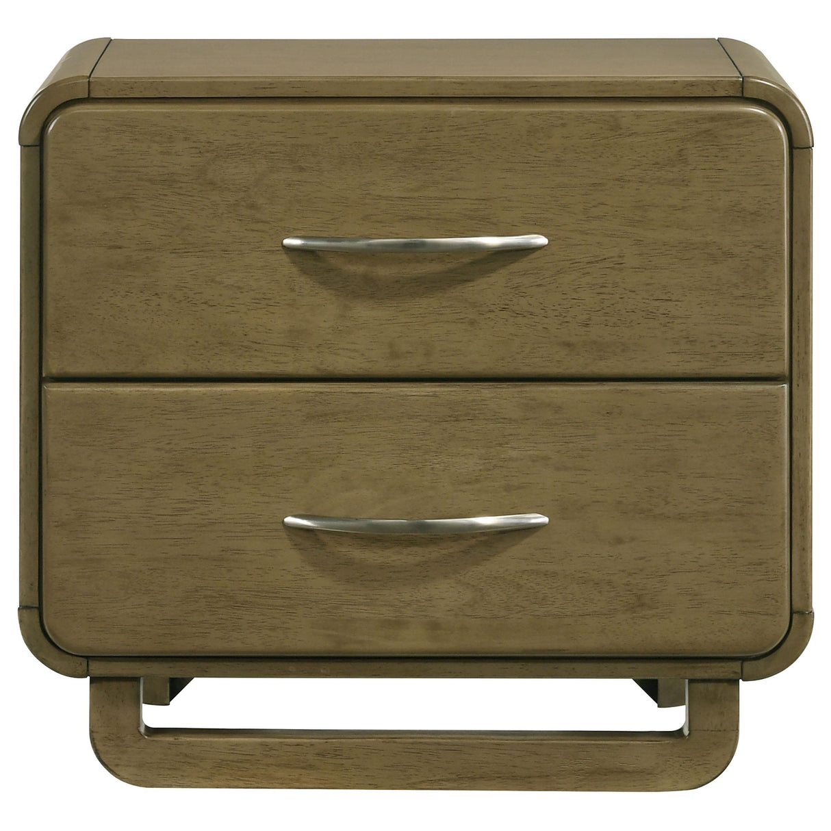  Coaster Furniture Amsbury 224272 2-Drawer Nightstand Bedside Table - Nutmeg IMAGE 3