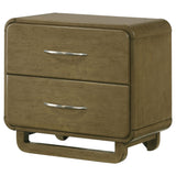  Coaster Furniture Amsbury 224272 2-Drawer Nightstand Bedside Table - Nutmeg IMAGE 4