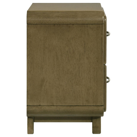  Coaster Furniture Amsbury 224272 2-Drawer Nightstand Bedside Table - Nutmeg IMAGE 9