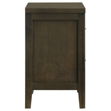  Coaster Furniture Wilkes 224422 2-Drawer Nightstand Bedside Table - Dark Cocoa IMAGE 9