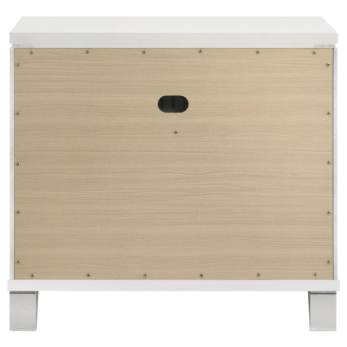  Coaster Furniture Marmore 224962 2-Drawer Nightstand Bedside Table - White IMAGE 7