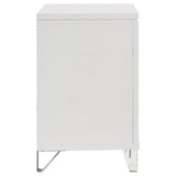  Coaster Furniture Marmore 224962 2-Drawer Nightstand Bedside Table - White IMAGE 9