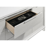  Coaster Furniture Marmore 224963 9-Drawer Dresser Cabinet - White IMAGE 12