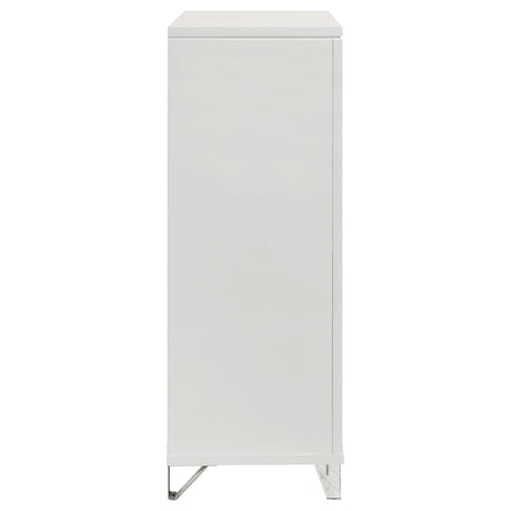  Coaster Furniture Marmore 224965 5-Drawer Bedroom Chest of Drawers - White IMAGE 9