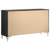  Coaster Furniture Lucia 224993 6-Drawer Dresser Cabinet - Black IMAGE 6