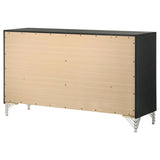  Coaster Furniture Lucia 224993 6-Drawer Dresser Cabinet - Black IMAGE 8