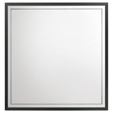  Coaster Furniture Lucia 224994 Dresser Mirror - Black IMAGE 3