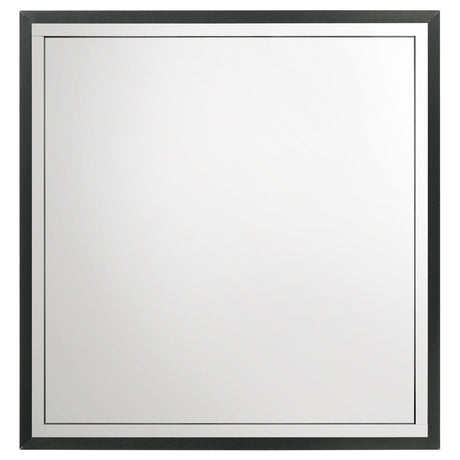  Coaster Furniture Lucia 224994 Dresser Mirror - Black IMAGE 3