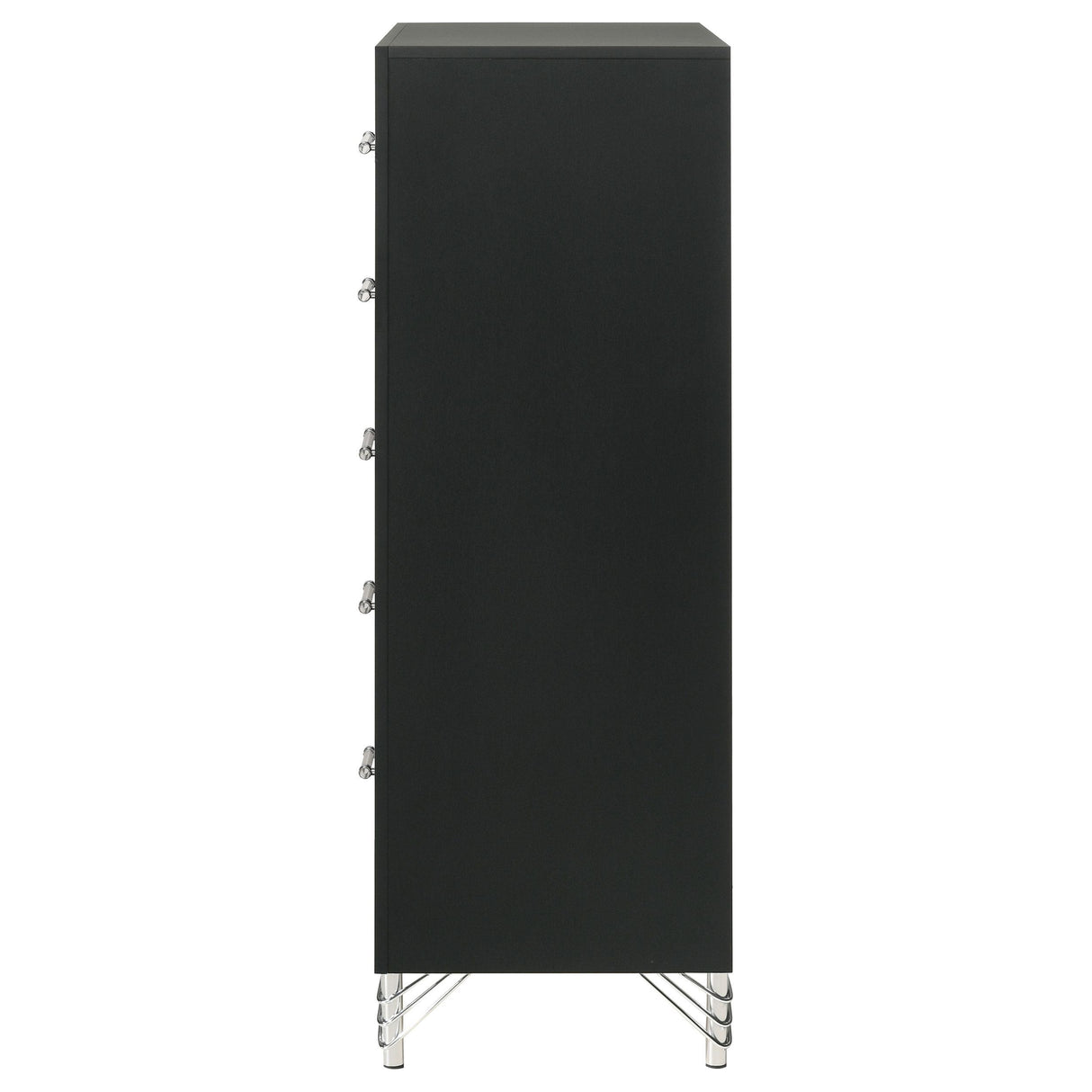  Coaster Furniture Lucia 224995 5-Drawer Bedroom Chest of Drawers - Black IMAGE 5