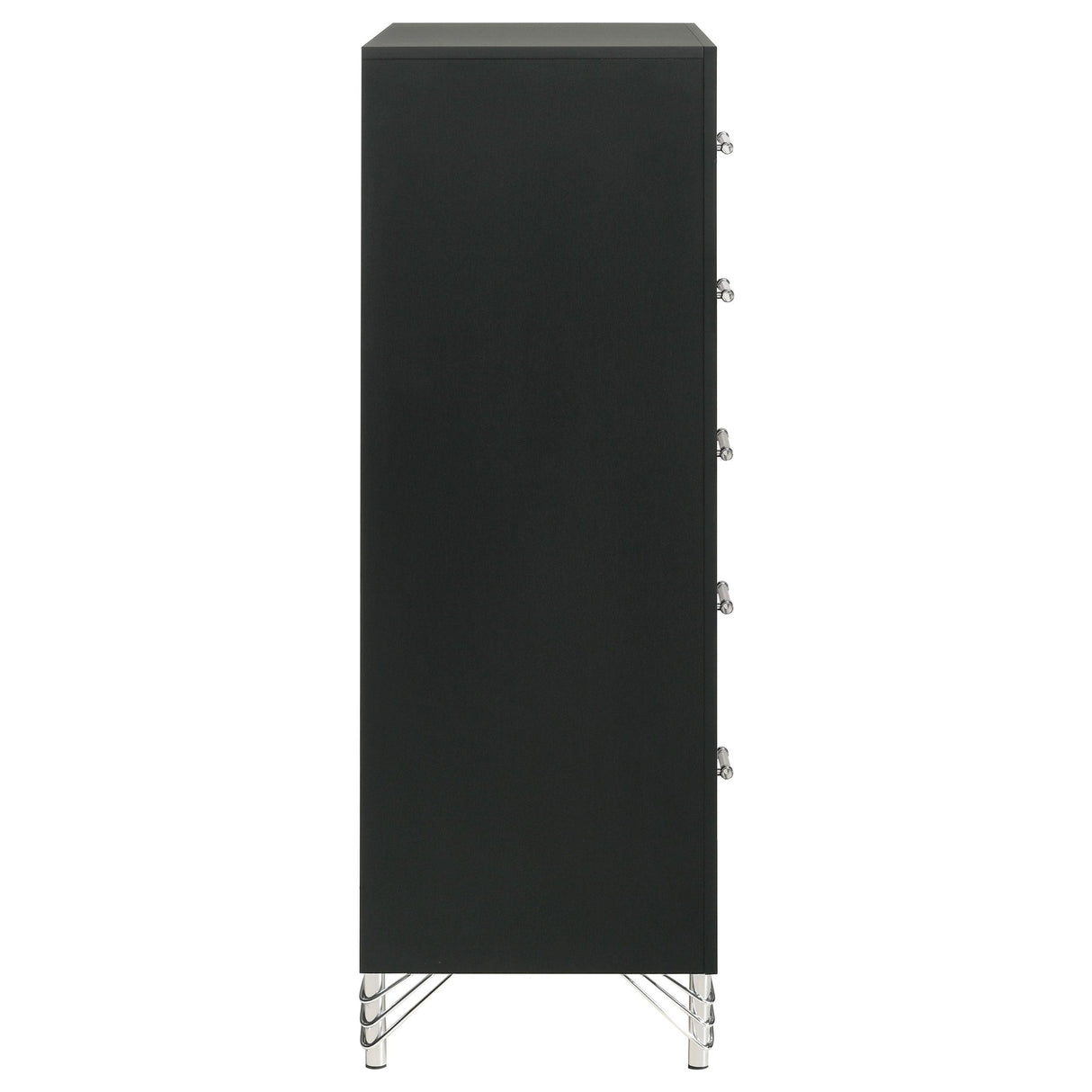  Coaster Furniture Lucia 224995 5-Drawer Bedroom Chest of Drawers - Black IMAGE 9