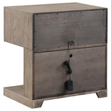  Coaster Furniture Kenora 224852 1-Drawer Nightstand Bedside Table - Barley Brown IMAGE 6