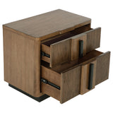  Coaster Furniture Terrace 224902 2-Drawer Nightstand Bedside Table - Ash Brown IMAGE 10
