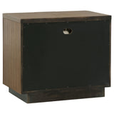  Coaster Furniture Terrace 224902 2-Drawer Nightstand Bedside Table - Ash Brown IMAGE 6