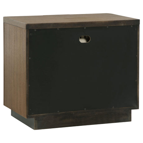  Coaster Furniture Terrace 224902 2-Drawer Nightstand Bedside Table - Ash Brown IMAGE 6