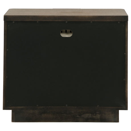  Coaster Furniture Terrace 224902 2-Drawer Nightstand Bedside Table - Ash Brown IMAGE 7