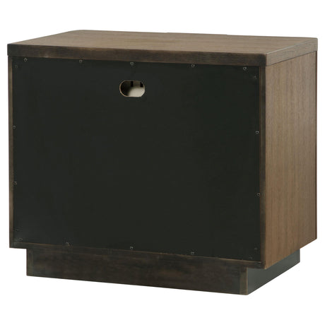  Coaster Furniture Terrace 224902 2-Drawer Nightstand Bedside Table - Ash Brown IMAGE 8