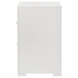  Coaster Furniture Ives 224942 2-Drawer Nightstand Bedside Table - White High Gloss IMAGE 5