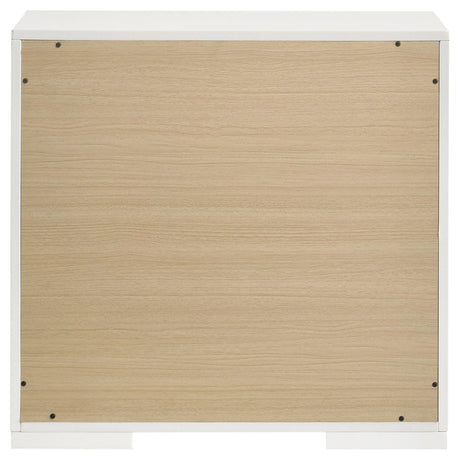  Coaster Furniture Ives 224942 2-Drawer Nightstand Bedside Table - White High Gloss IMAGE 7