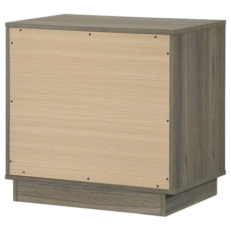  Coaster Furniture Fenwick 224982 2-Drawer Nightstand Bedside Table - Grey Oak IMAGE 8