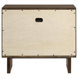  Coaster Furniture Glenwood 225012 2-Drawer Nightstand Bedside Table - Warm Brown IMAGE 7