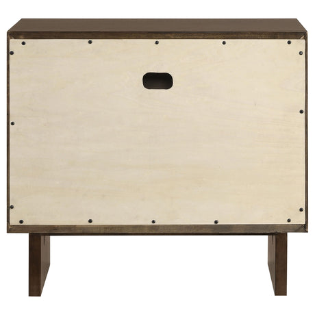  Coaster Furniture Glenwood 225012 2-Drawer Nightstand Bedside Table - Warm Brown IMAGE 7