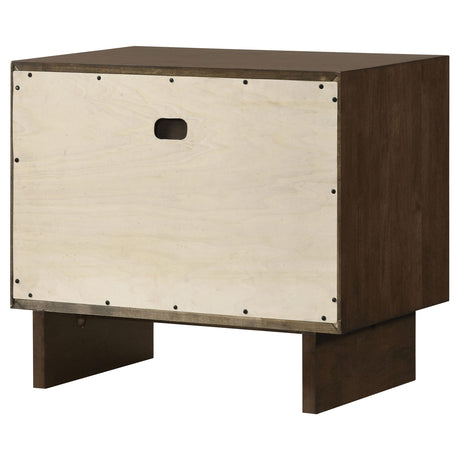  Coaster Furniture Glenwood 225012 2-Drawer Nightstand Bedside Table - Warm Brown IMAGE 8