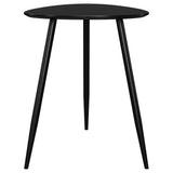  Coaster Furniture Odessa 707917 Triangular Solid Wood End Table - Black IMAGE 7