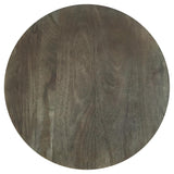  Coaster Furniture Kinkaid 710137 Round Solid Mango Wood End Table - Brown IMAGE 5