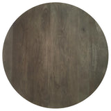  Coaster Furniture Kinkaid 710138 Round Solid Mango Wood Coffee Table - Brown IMAGE 5